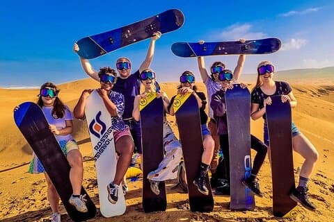 Halvdag Essaouira Sandboarding opplevelse på Tissa Dunes