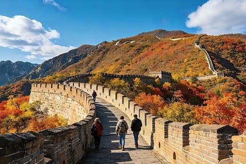 Traslado privado: Puerto de cruceros de Tianjin a la Gran Muralla de China con entrega de Beijing