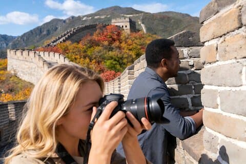 Excursión privada de un día a Tianjin a la Gran Muralla de Mutianyu en teleférico o en tobogán