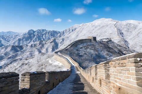 Privat transfer till Mutianyu Great Wall och Huaibei Ski Resort från Peking