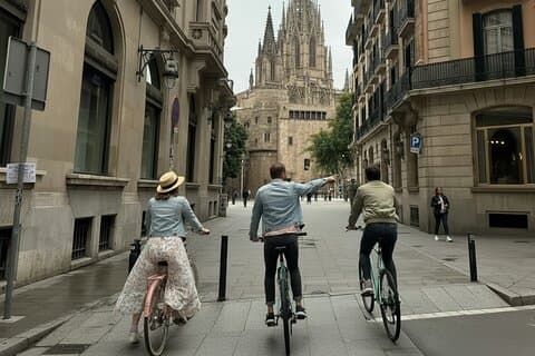 Points forts du vélo privé à Barcelone et Sagrada Familia