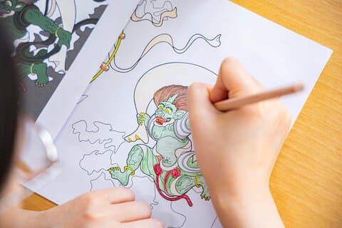 Ukiyo-e Malworkshop in Ginza
