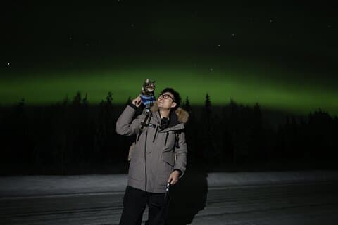 Magiska norrsken fotografi erfarenhet