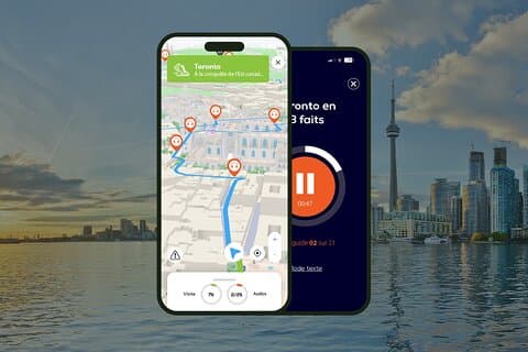 Toronto Audio Guided Walking Tour 3h and 23 audio commentary