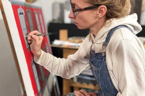 Experiencia de dibujo urbano en Milán con artista local