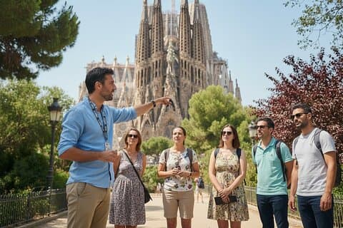 Privat Sagrada Familia & Park Guell guidet tur