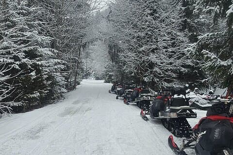 From Bucharest: ATV Quad Bike or Snowmobile Tour in the Mountains