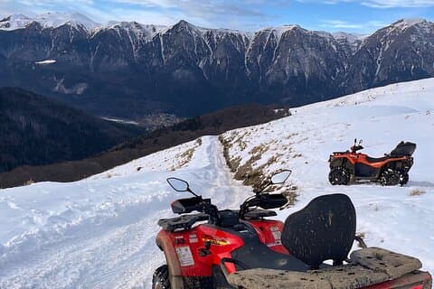 Bucarest : Tour en quad y moto de nieve por los Montes Cárpatos
