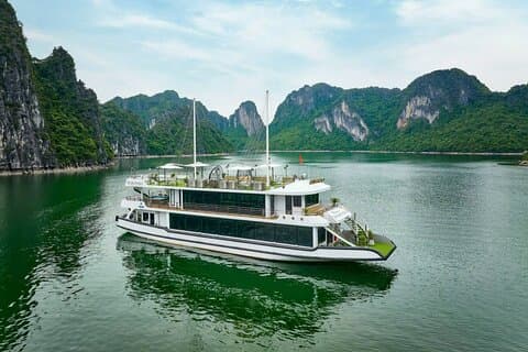 Halong Bay Day Tour com Titop Island, Caverna, Kayak & Almoço