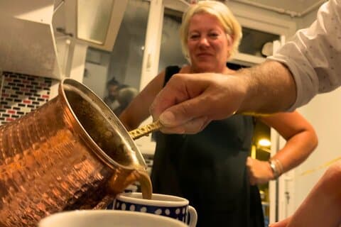 Caffè turco e corso di cucina tradizionale turca per dessert