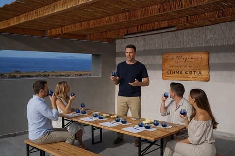 Private Olive Oil tasting & Liqueur experience in an Organic Farm