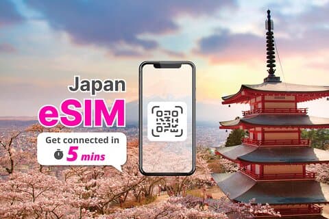 Japão Local eSIM - 5G dados ilimitados para conectividade sem costura