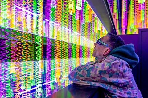 Wink World: Immersive Neon Adventure på AREA15 Las Vegas