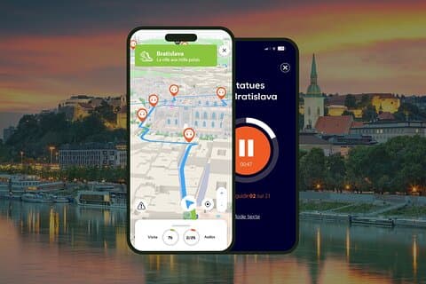 Bratislava: Audiogeführter Stadtrundgang, 2 Stunden 40 Minuten und 19 Kommentare