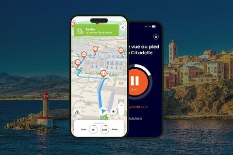 Bastia Audio Guided Walking Tour 1h30 and 21 Audio Comments