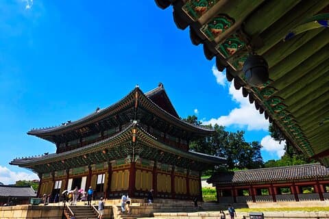 UNESCOs kulturarv Changdeokdung palass og matmarked