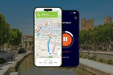 Narbonne Audio Guided Walking Tour 1h40 and 20 Audio Comments