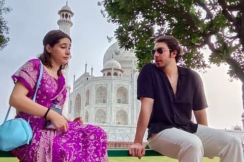 Samme dag Agra Taj Tour fra Delhi med luksuriøse overføringer