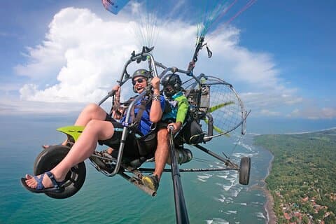Jaco: Paragliding Flight i Stillehavet Esterillos Øst