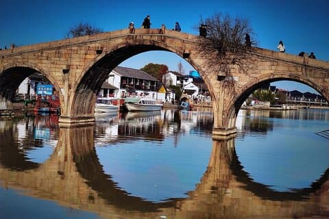 Excursión de medio día a Zhujiajiao Explora la Venecia Oriental