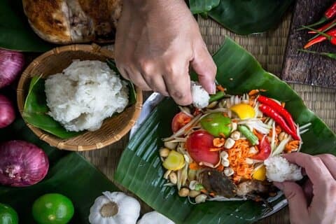 Laos järnväg och Vientiane Hungry Tuk tuk