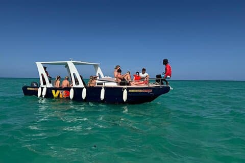 Esperienza caraibica in barca di vetro al suo meglio