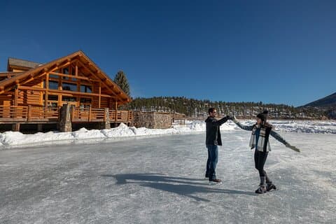 Winter Escape Ice Skating Red Rocks and Golden CO