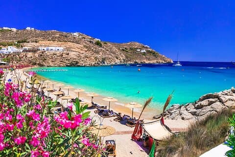 Visite des amoureux de la plage | Mykonos Beach Hopping Experience