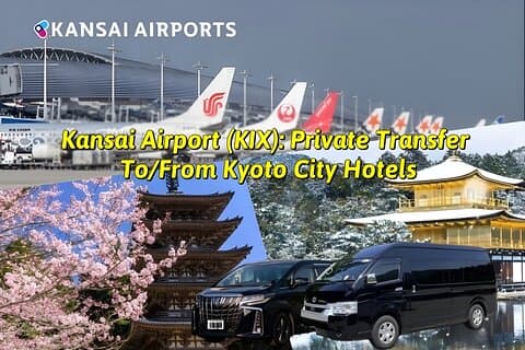 Aeroporto de Kansai (KIX): Transporte privado de/para Kyoto City Hotéis