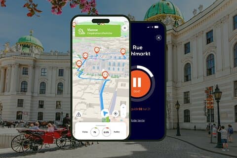 Wenen: Audiogeleide wandeltocht, 3 uur en 10 minuten, met 26 audiocommentaren.