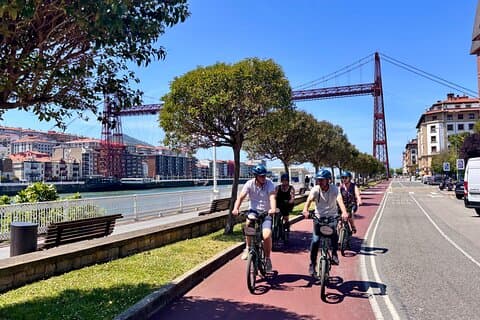 Getxo Seaside E-bike Tour From Industrial Bilbao to the Coast