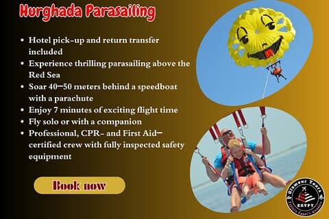Fly too High with Hurghada Parasailing Adventure