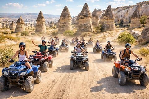 Cappadocia ATV Safari Sunrise Sunset Daytime Hotel Transfer