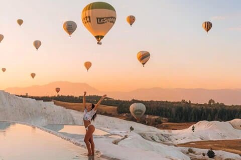 Sunrise Hot Air Balloon Experience Over Pamukkale