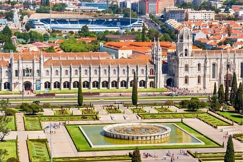 Lisbon Jeronimos kloster inngangsbillett med Audio Guide