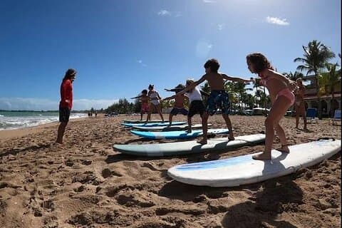 Isla Verde Local Surf Lessons and Beach Experience