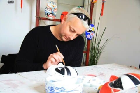 Peking Opera Mask Painting Experience in Shanghai
