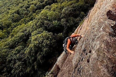 Intermediate Rock Climbing in Mocanaqua PA