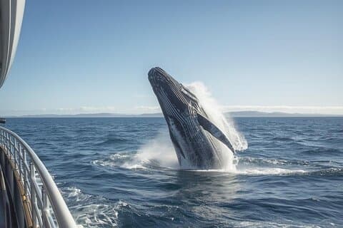 Tour privado de avistamiento de ballenas y cata de vinos