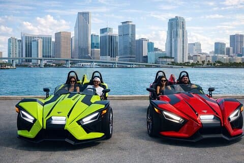 3 Hours Polaris Slingshot Rental in Miami