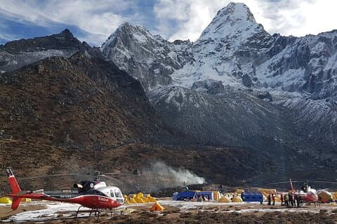 Excursão em helicóptero do Everest Base Camp de Katmandu