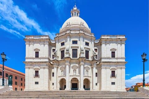 Entré til Lissabon National Pantheon med lydguide