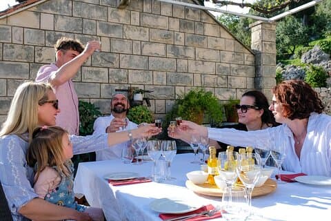 Wine & Olive Oil Tasting at a Family Run Farm Near Dubrovnik