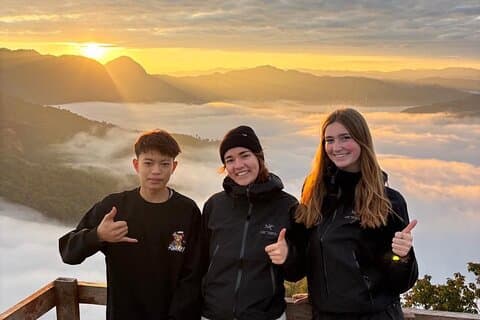 Luang prabang to Nong khiaw 2 day 1 night camping Nong Khiaw peak
