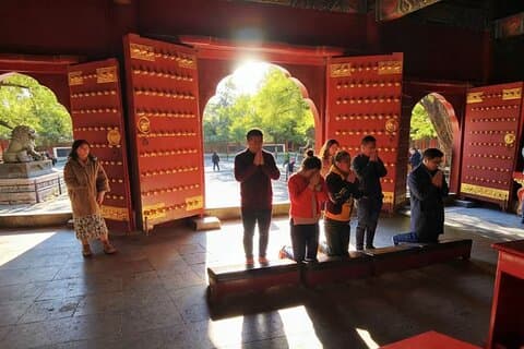 Tour particular de 4 horas: Templo Lama, Templo Confucius, Museu Guozijian com Dim Sum