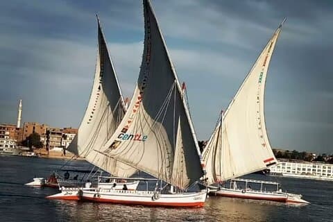 Luxor Nile Felucca Full-Day Sailing with Overnight Stay