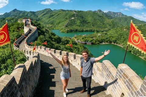 Mutianyu&Huanghuacheng Water Great Wall : Visite guidée ou transfert
