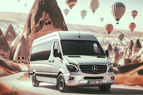 Transfer från Cappadocia hotell till "Nevsehir Kapadokya Airport"