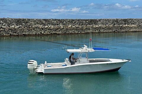 Charter privato di pesca di mezza giornata a Jacó, Costa Rica