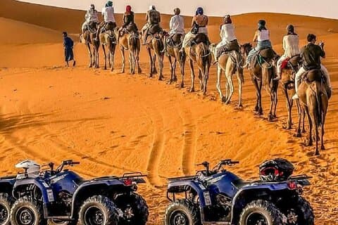 2Days Fes Desert Tour med uforglemmelig solnedgang og Quad / Camel ride